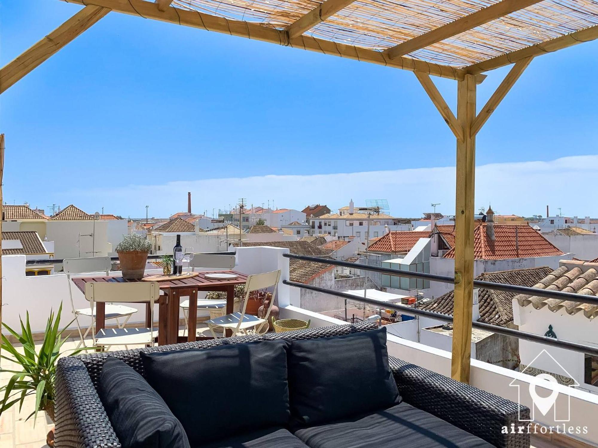 Apartamento Casa Castelo, Unique Flat w pool in Taviras Historical Centre Exterior foto